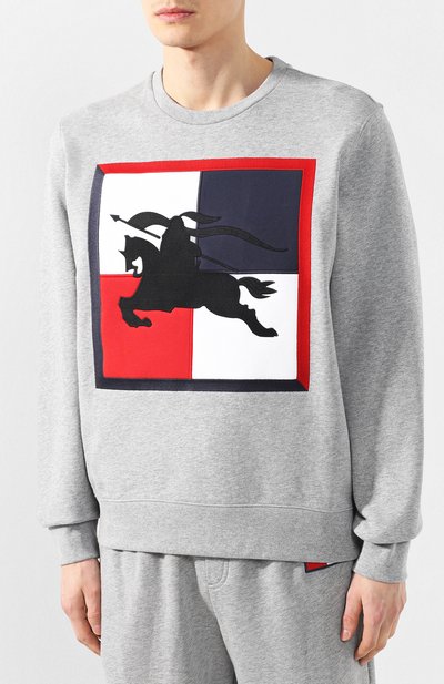 Хлопковый свитшот BURBERRY, арт. 8004090, фото 3