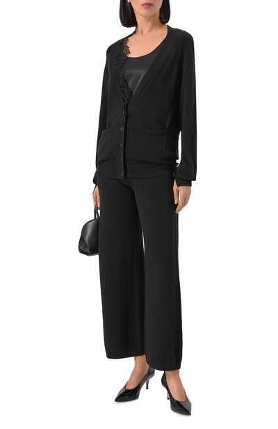 Кардиган из лиоцелла и шерсти ERMANNO SCERVINO, арт. D474N503APXRH, фото 2