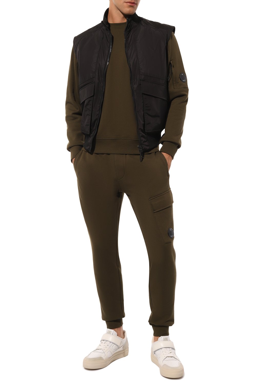 Хлопковые джоггеры C.P. COMPANY, арт. 17CMSP017A005086W, фото 2