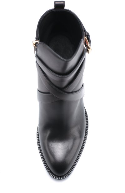 Кожаные ботильоны на устойчивом каблуке BURBERRY, арт. 4036482, фото 5