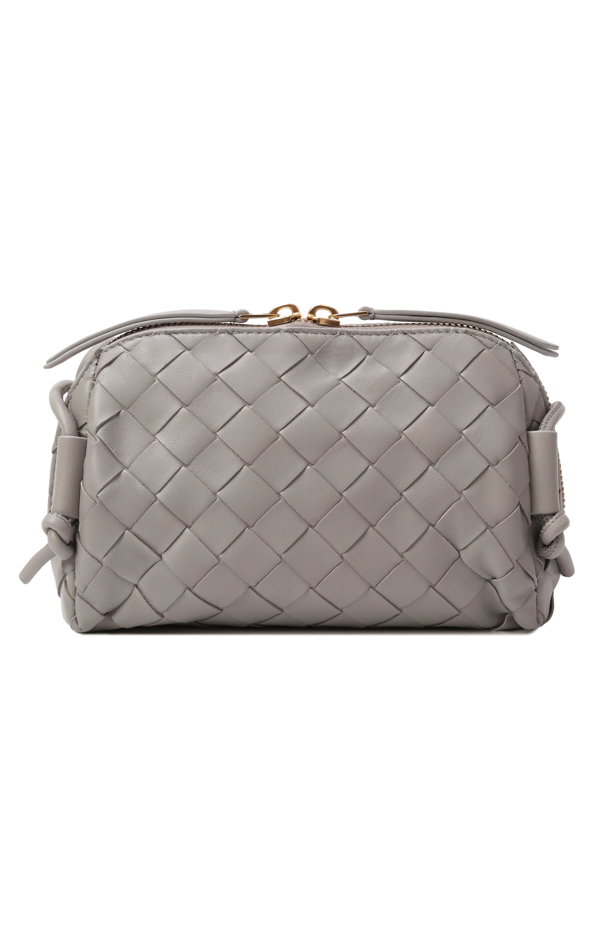 Сумка concert pouch BOTTEGA VENETA серого цвета по цене 246500 руб., арт. 794258/VCPP1, фото 6 Сумка concert pouch BOTTEGA VENETA, арт. 794258/VCPP1, фото 6