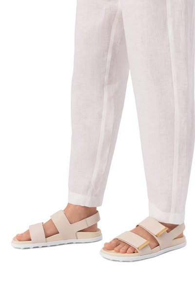 Кожаные сандалии TOD’S, арт. XXW68K0JE60N6M, фото 3