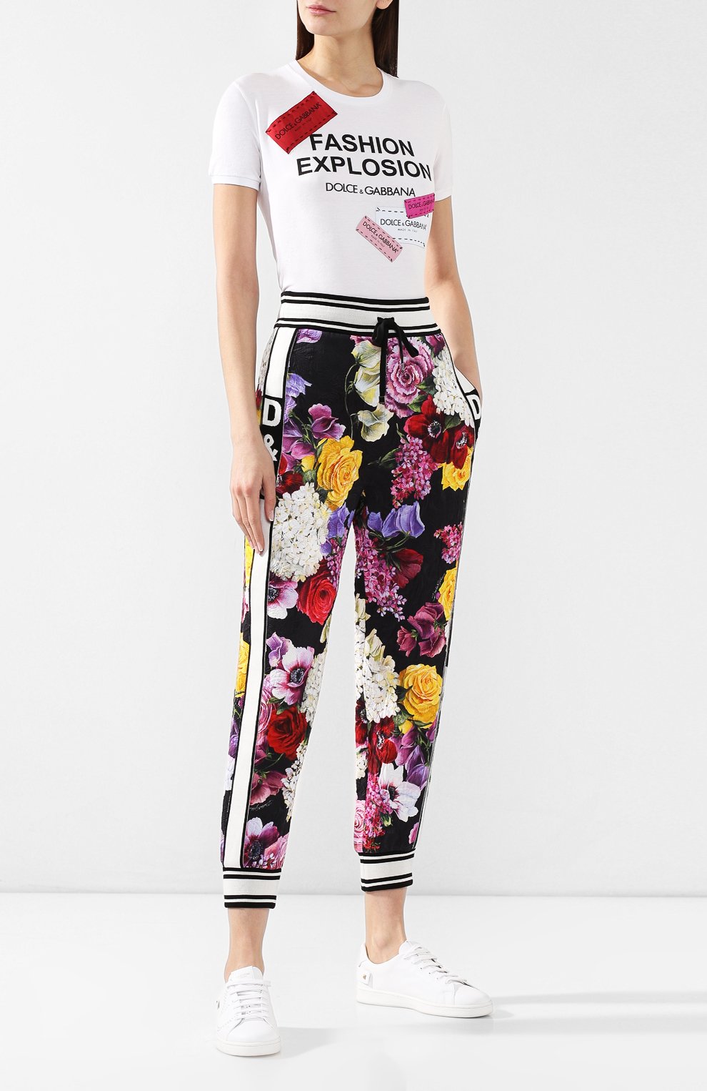 Джоггеры с принтом DOLCE & GABBANA, арт. FTBC3T/HSMW5, фото 2
