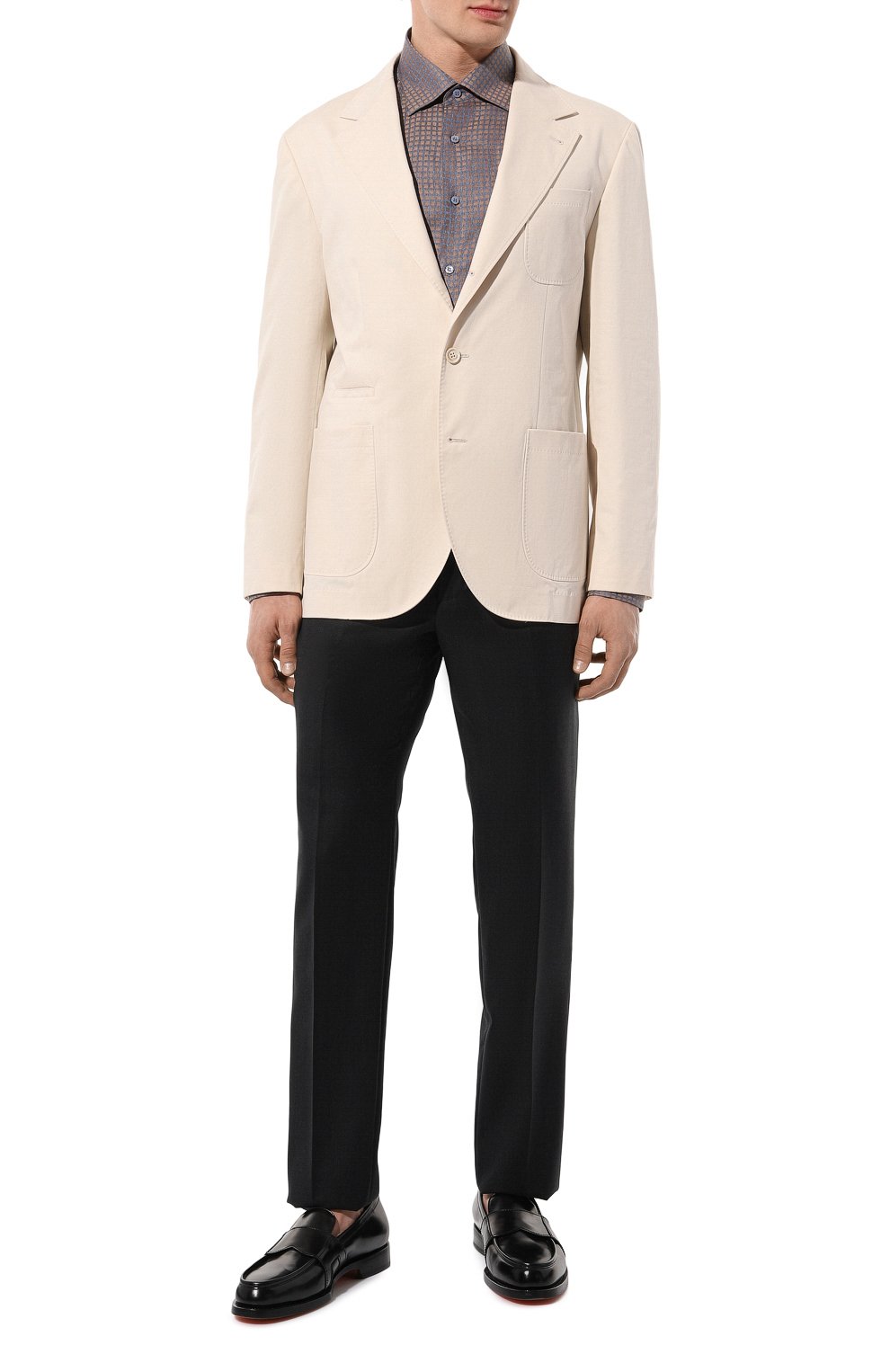 Рубашка из хлопка и льна STEFANO RICCI, арт. MC007077/R2770, фото 2