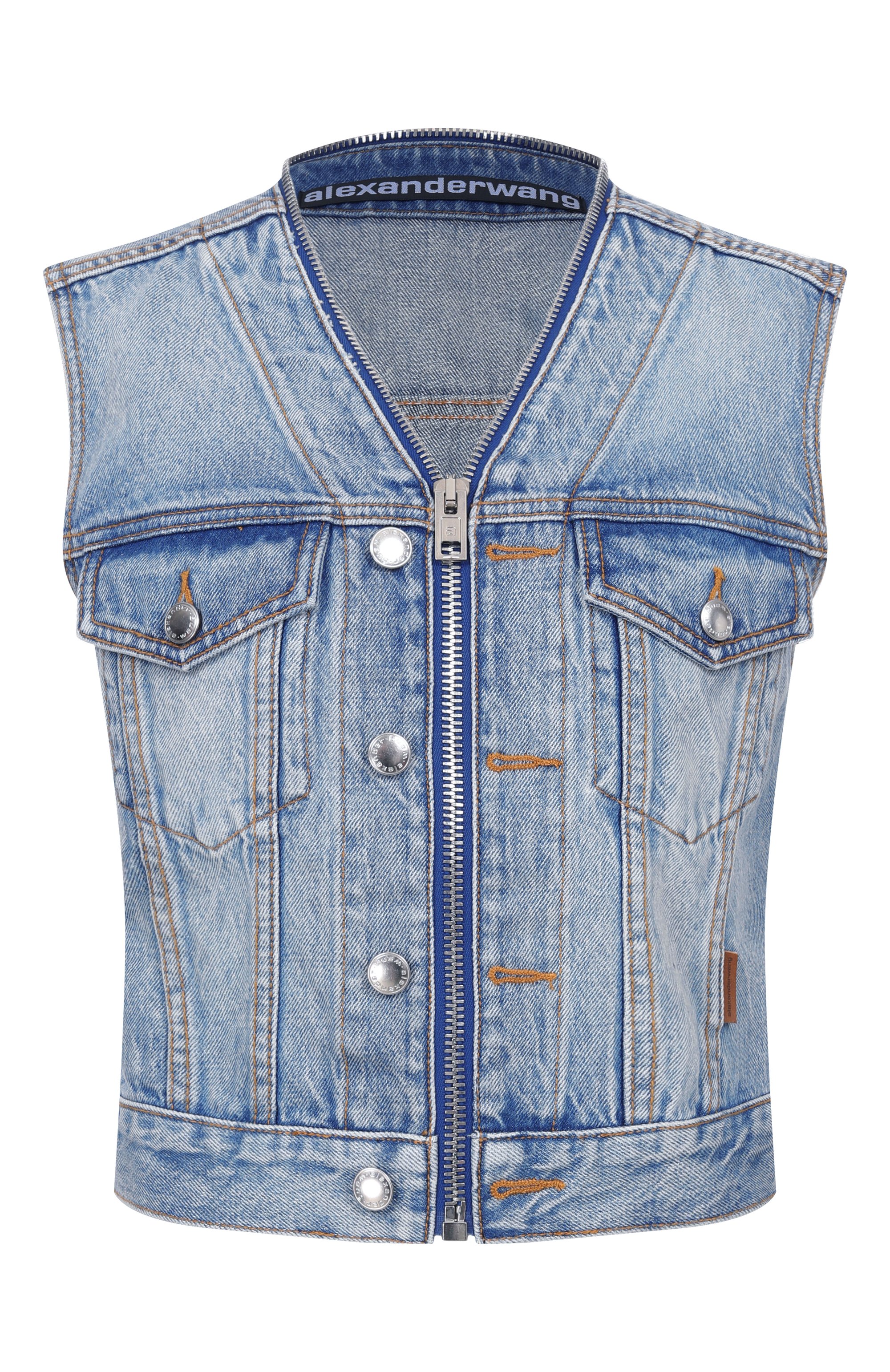 Джинсовый жилет ALEXANDER WANG, арт. 4DC2261990, фото 1