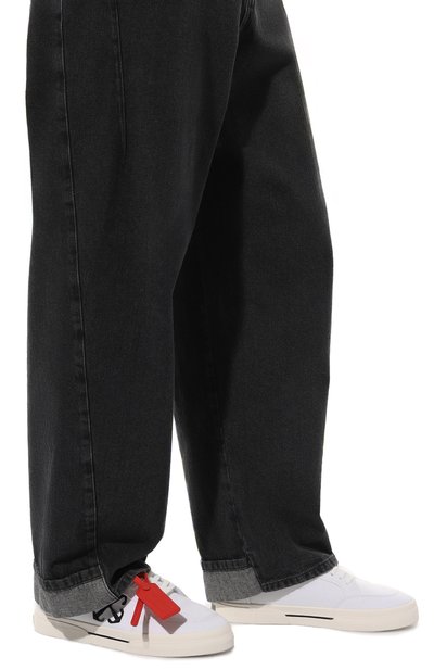 Текстильные кеды new low vulcanized OFF-WHITE, арт. 0MIA293S24FAB001, фото 3