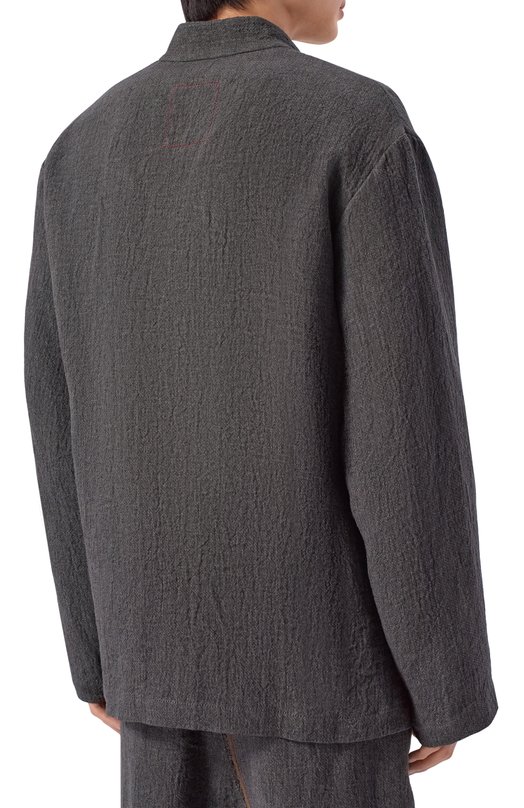 Льняная куртка Uma Wang UM6546 Серый  UM6546 Фото 4