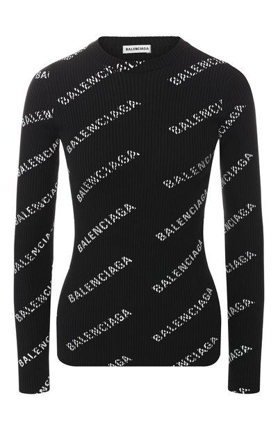 Женский пуловер с логотипом бренда BALENCIAGA, арт. 555321/T6140