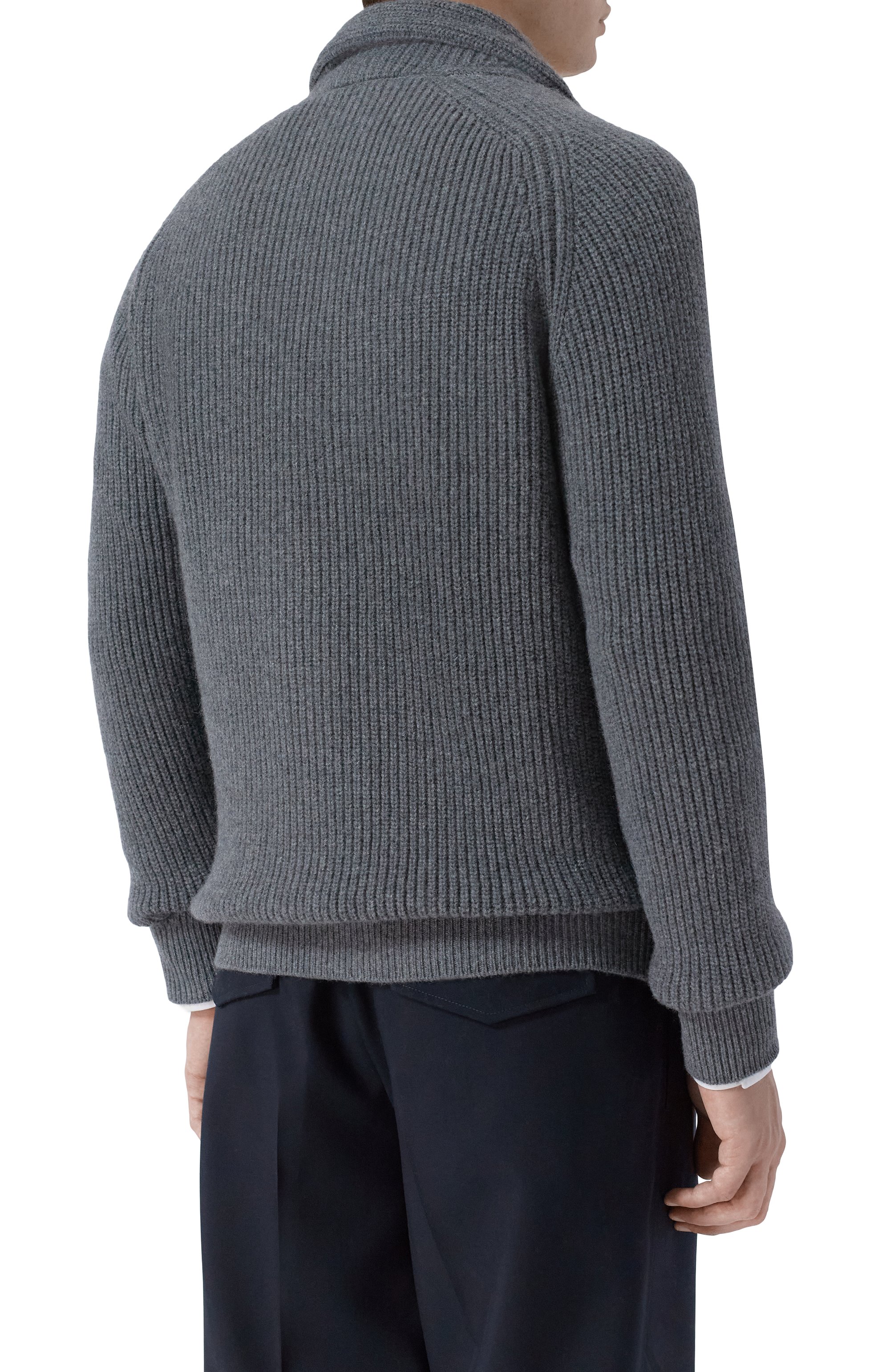 Кардиган из шерсти и кашемира ANDREA CAMPAGNA, арт. M5625-6145FB, фото 4