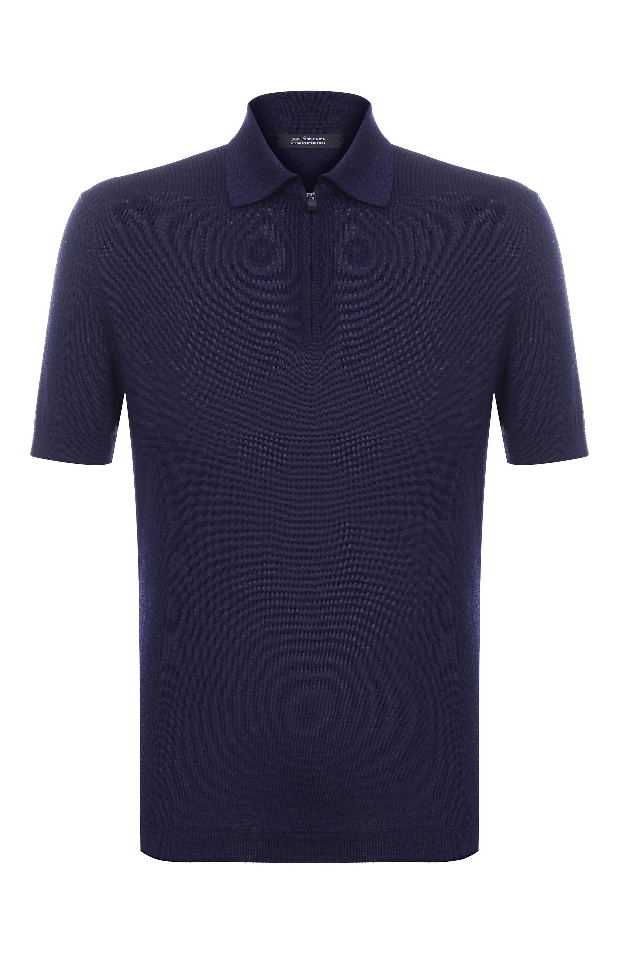 Поло из шерсти и шелка KITON, арт. UMM059205, фото 1