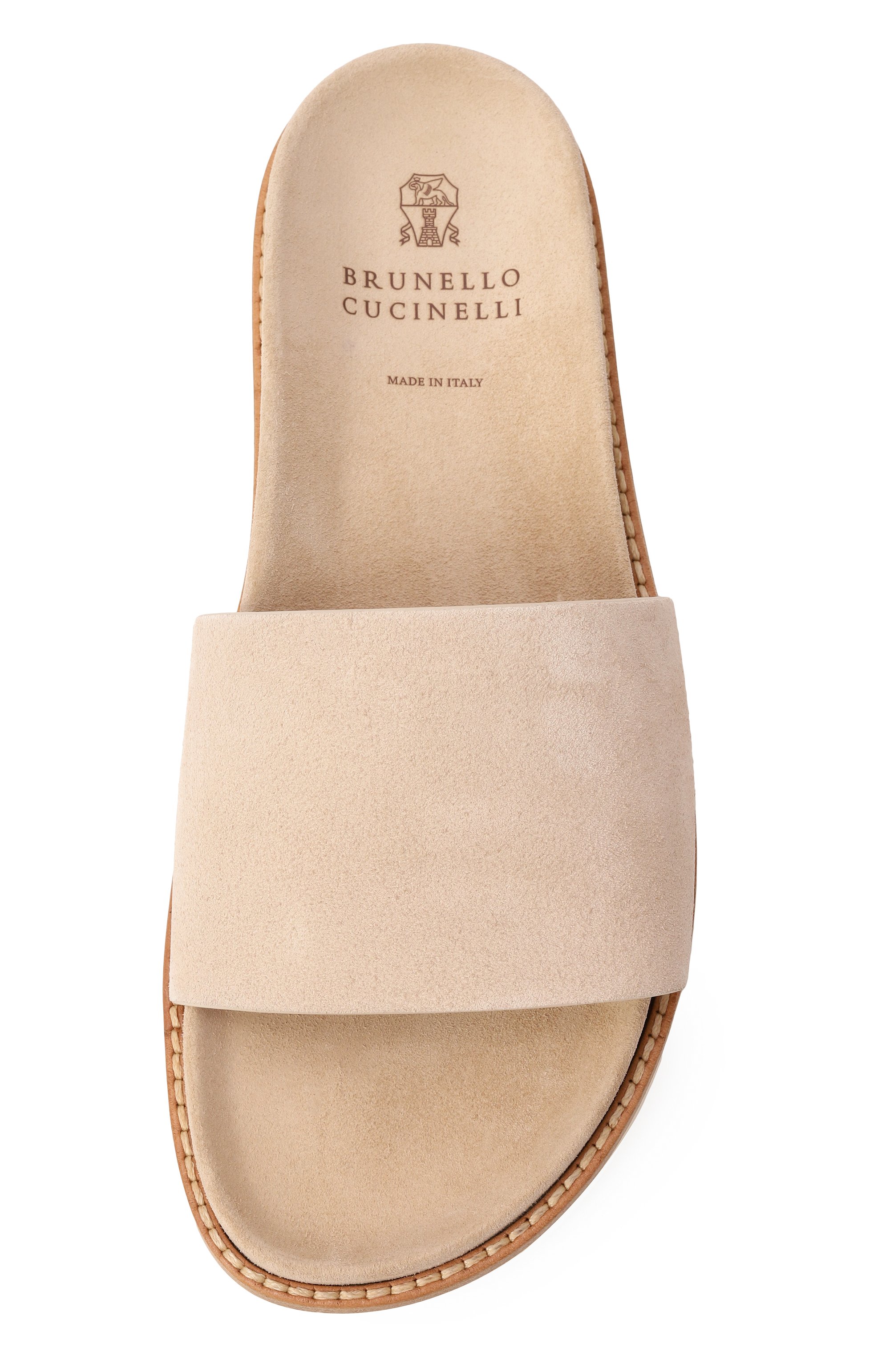 Замшевые шлепанцы BRUNELLO CUCINELLI, арт. MZUSILY236, фото 6