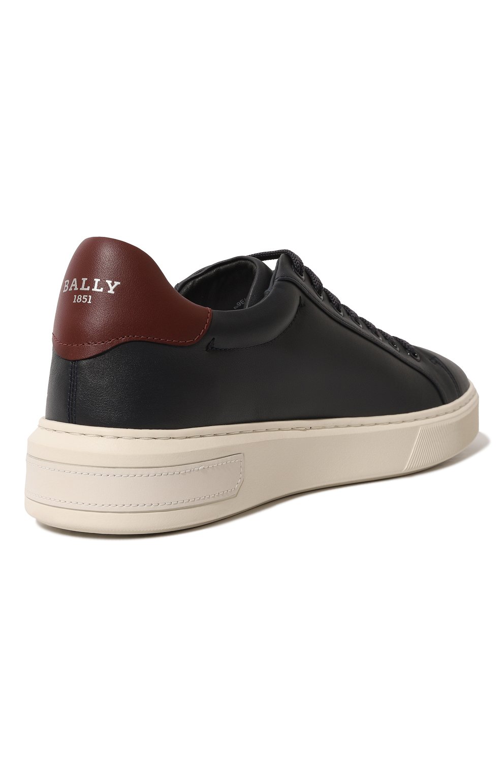 Кожаные кеды BALLY темно-синего цвета по цене 56850 руб., арт. 600926/25950, фото 5 Кожаные кеды BALLY, арт. 600926/25950, фото 5