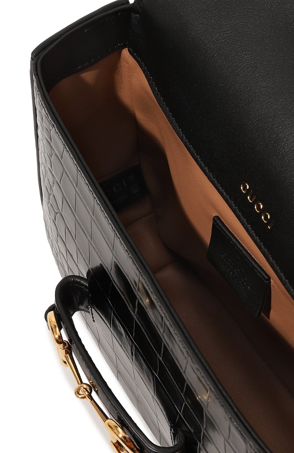 Сумка gucci horsebit 1955 GUCCI черного цвета по цене 1915200 руб., арт. 658574 EV4CG, фото 5 Сумка gucci horsebit 1955 GUCCI, арт. 658574 EV4CG, фото 5