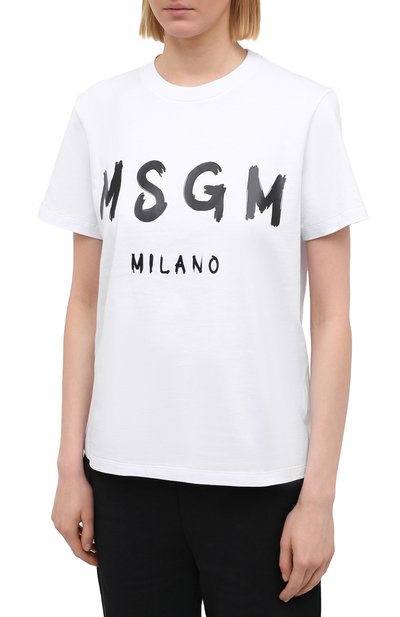 Хлопковая футболка MSGM, арт. 3041MDM60 217298, фото 3