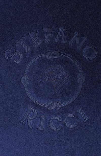Хлопковое полотенце STEFANO RICCI темно-синего цвета по цене 121000 руб., арт. YTELM04E9U/EAGLE2, фото 2 Хлопковое полотенце STEFANO RICCI, арт. YTELM04E9U/EAGLE2, фото 2
