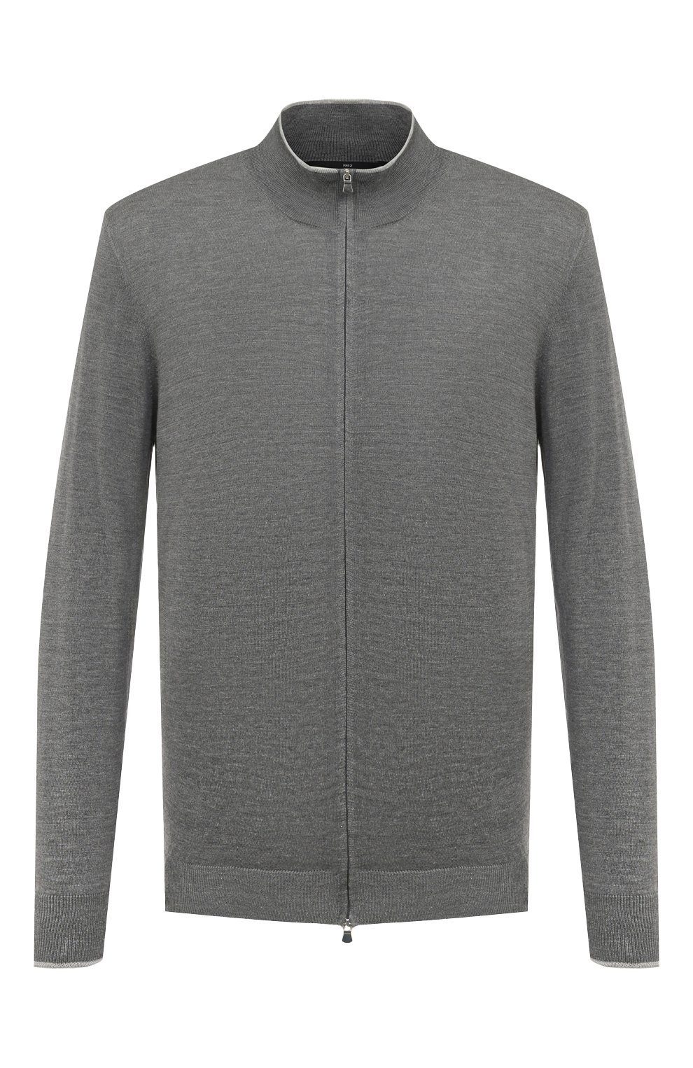Кардиган из шелка и хлопка GRAN SASSO серого цвета по цене 37200 руб., арт. 43151/16290, фото 1 Кардиган из шелка и хлопка GRAN SASSO, арт. 43151/16290, фото 1