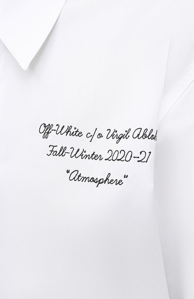 Хлопковая рубашка OFF-WHITE, арт. 0WGA031E20FAB0030110, фото 5