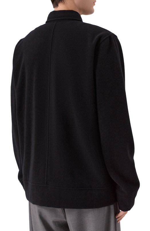 Кашемировая куртка-рубашка Andrea Ya'aqov 25MCASH27/CASHMERE Чёрный  25MCASH27/CASHMERE Фото 4