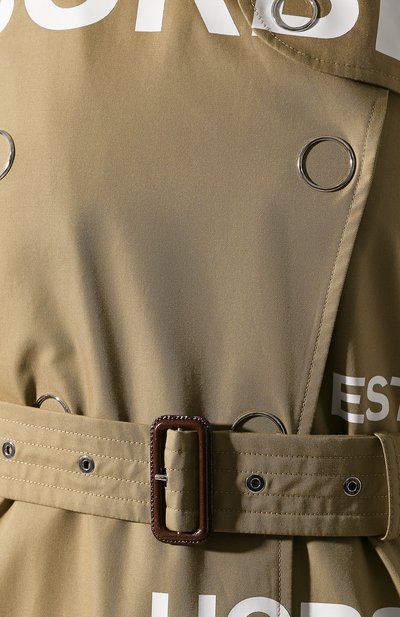 Хлопковый тренч wharfbridge BURBERRY хаки цвета по цене 340000 руб., арт. 8029927, фото 5 Хлопковый тренч wharfbridge BURBERRY, арт. 8029927, фото 5