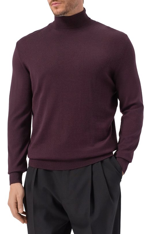 Шерстяная водолазка Van Laack VL-SAINI-F/S00176 Бордовый  VL-SAINI-F/S00176 Фото 3