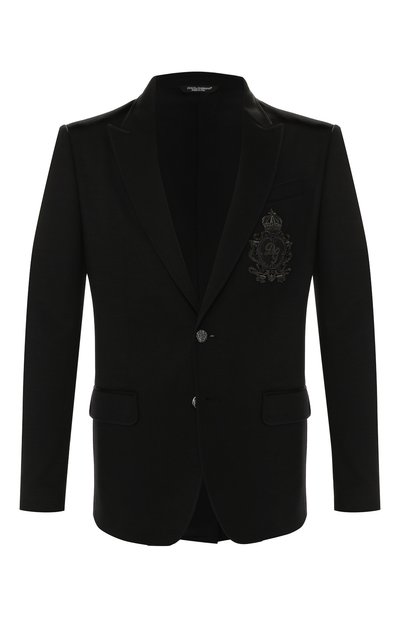 Шерстяной пиджак DOLCE & GABBANA, арт. G2NF3Z/HU7CT, фото 1
