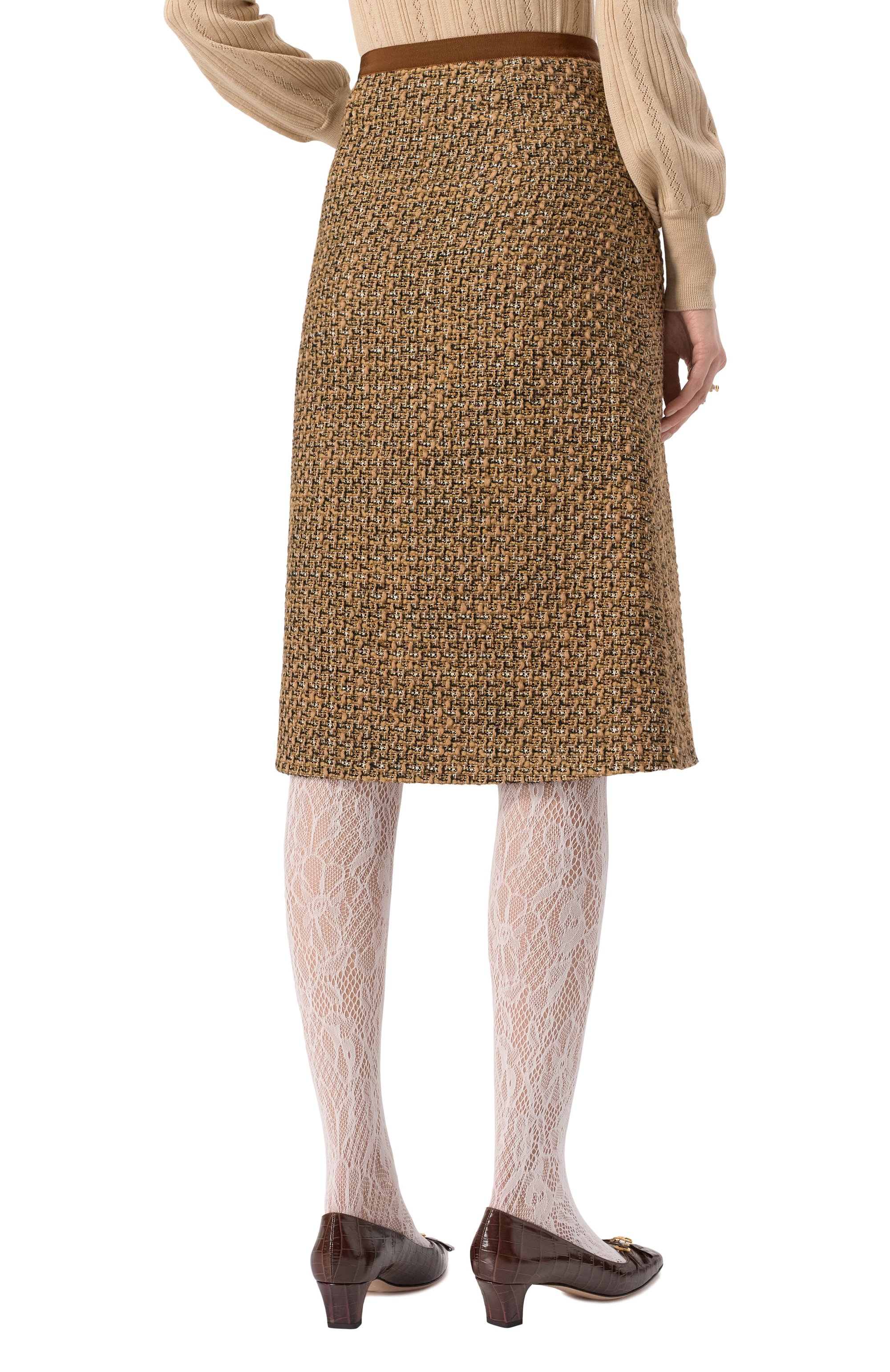 Твидовая юбка VALENTINO, арт. 6B3RACJ890M, фото 4