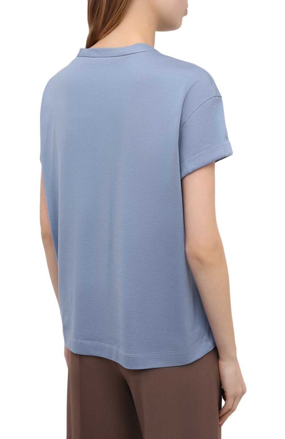 Хлопковая футболка BRUNELLO CUCINELLI, арт. M0A45DG830, фото 4