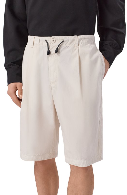 Хлопковые шорты Transit CFUTRCB113 Кремовый  CFUTRCB113 Фото 3