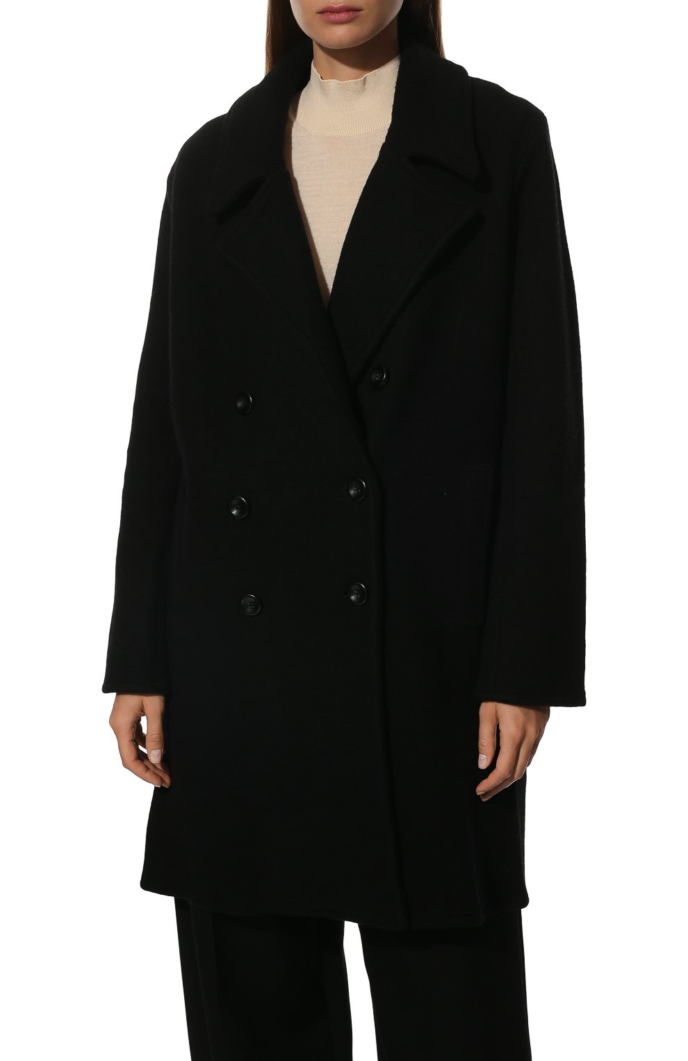 Пальто из шерсти и хлопка EMPORIO ARMANI, арт. 6H2LT2/2M07Z/0UTLET AW22-23, фото 3