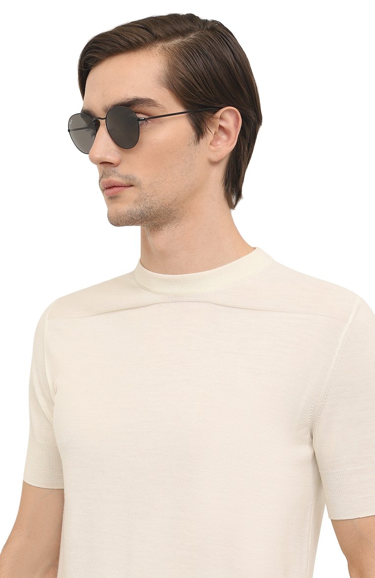 Женские солнцезащитные очки RAY-BAN черного цвета, арт. 3582-002/B1 | Фото 3 (Тип очков: С/з; Кросс-КТ: С/з-унисекс; Нос: Не проставлено; Региональные ограничения белый список (Axapta Mercury): Не проставлено; Материал: Металл; Оптика Гендер: оптика-унисекс; Очки форма: Круглые)