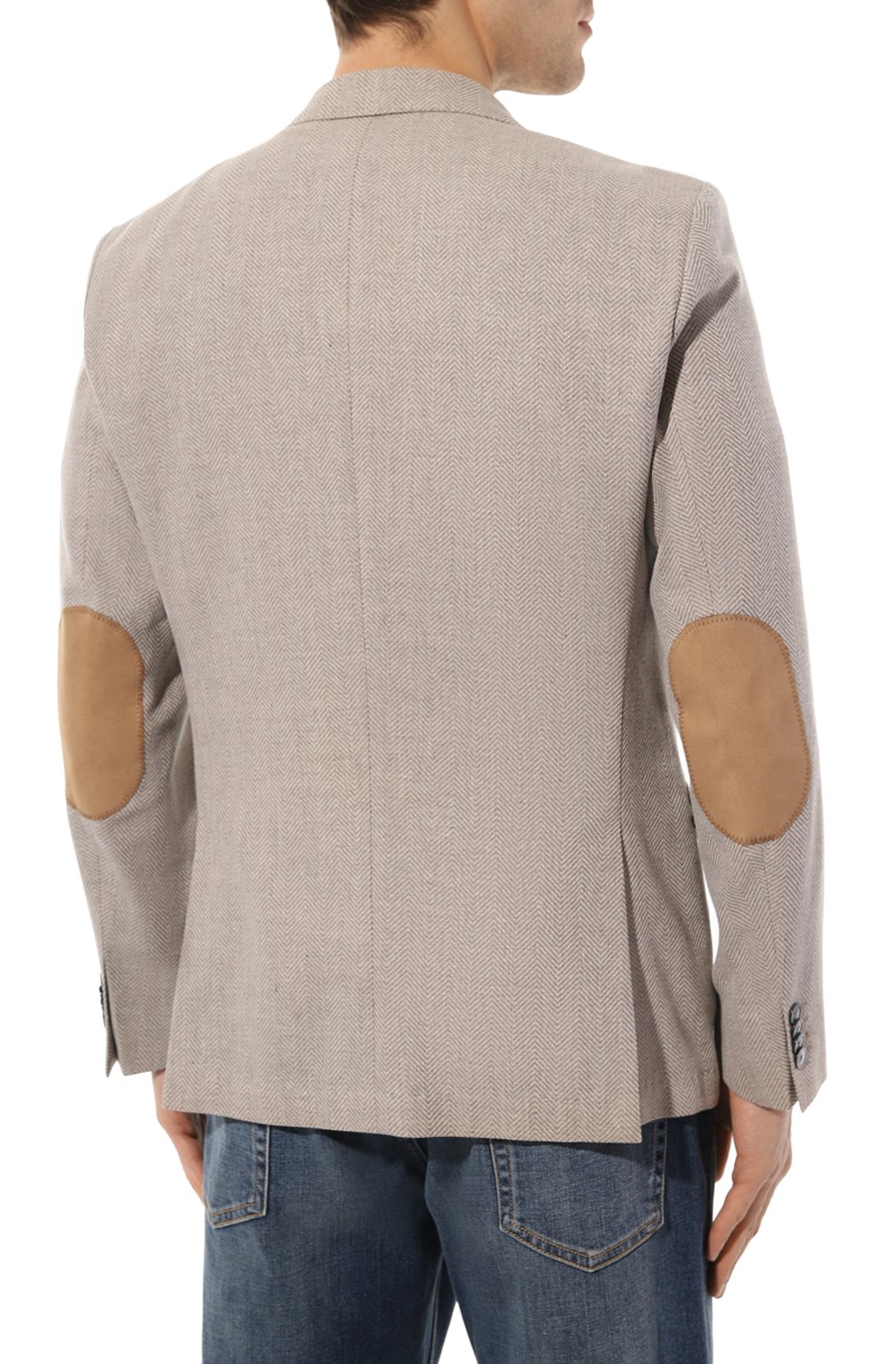 Пиджак из хлопка и шерсти BOSS, арт. 50509504, фото 4