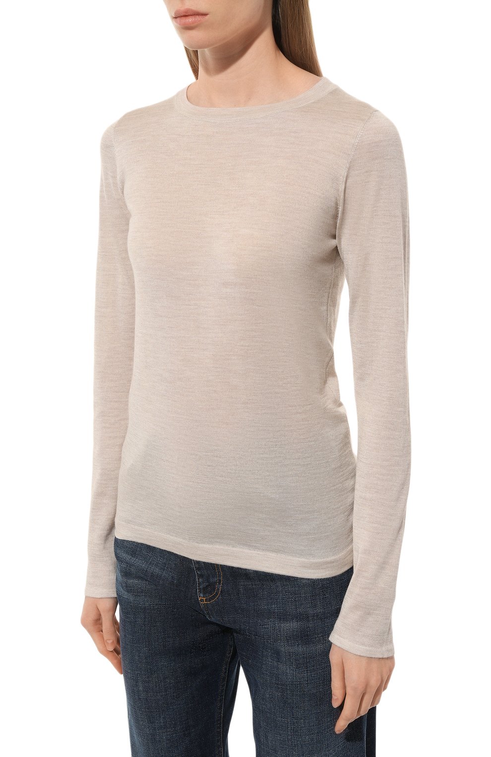 Пуловер из кашемира и шелка BRUNELLO CUCINELLI, арт. M13800000, фото 3