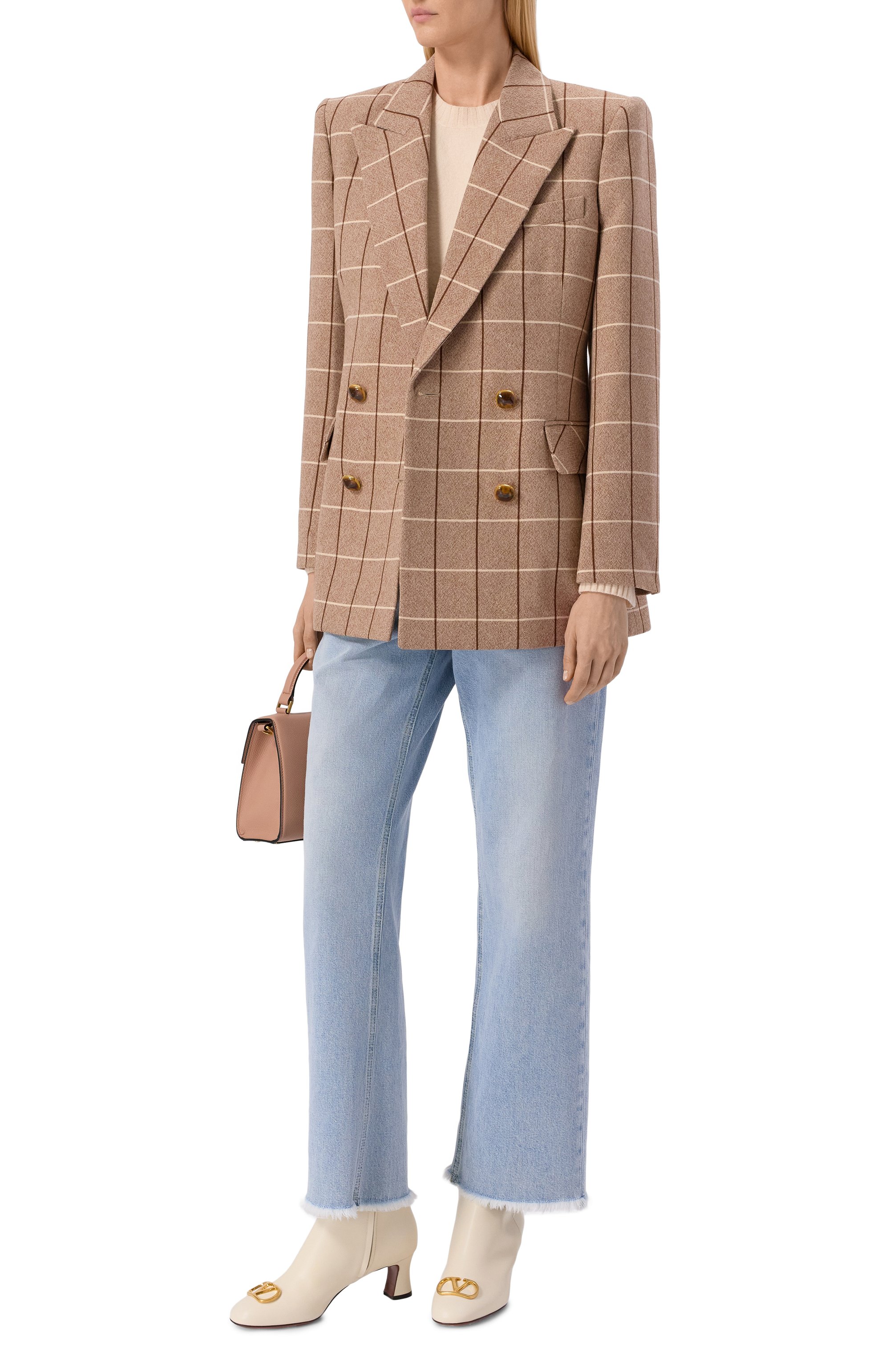 Кожаны е ботильоны vlogo signature 55 VALENTINO, арт. 7W2S0ML2/DSH, фото 3