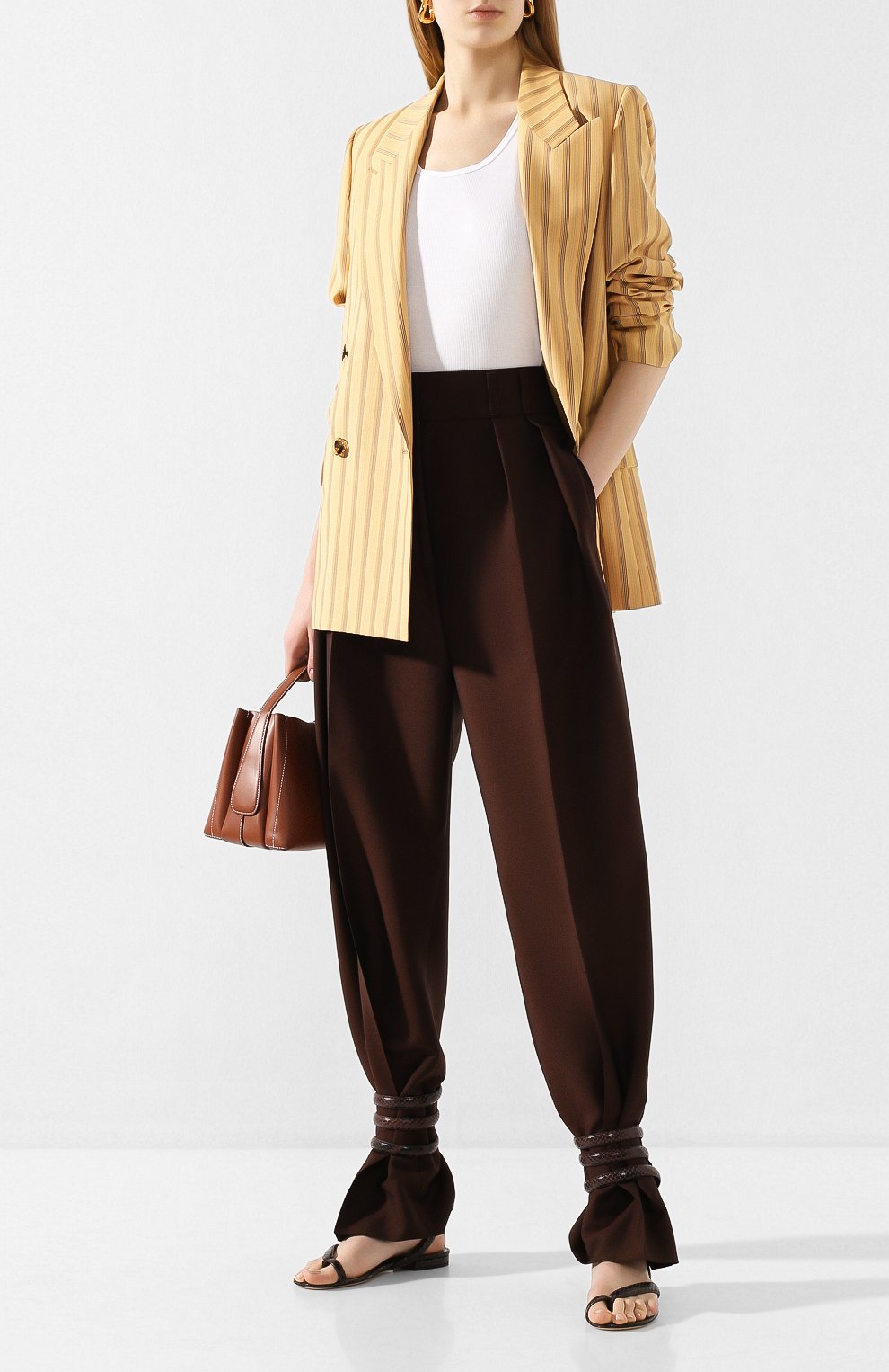 Шерстяные брюки ACNE STUDIOS, арт. AK0219, фото 2