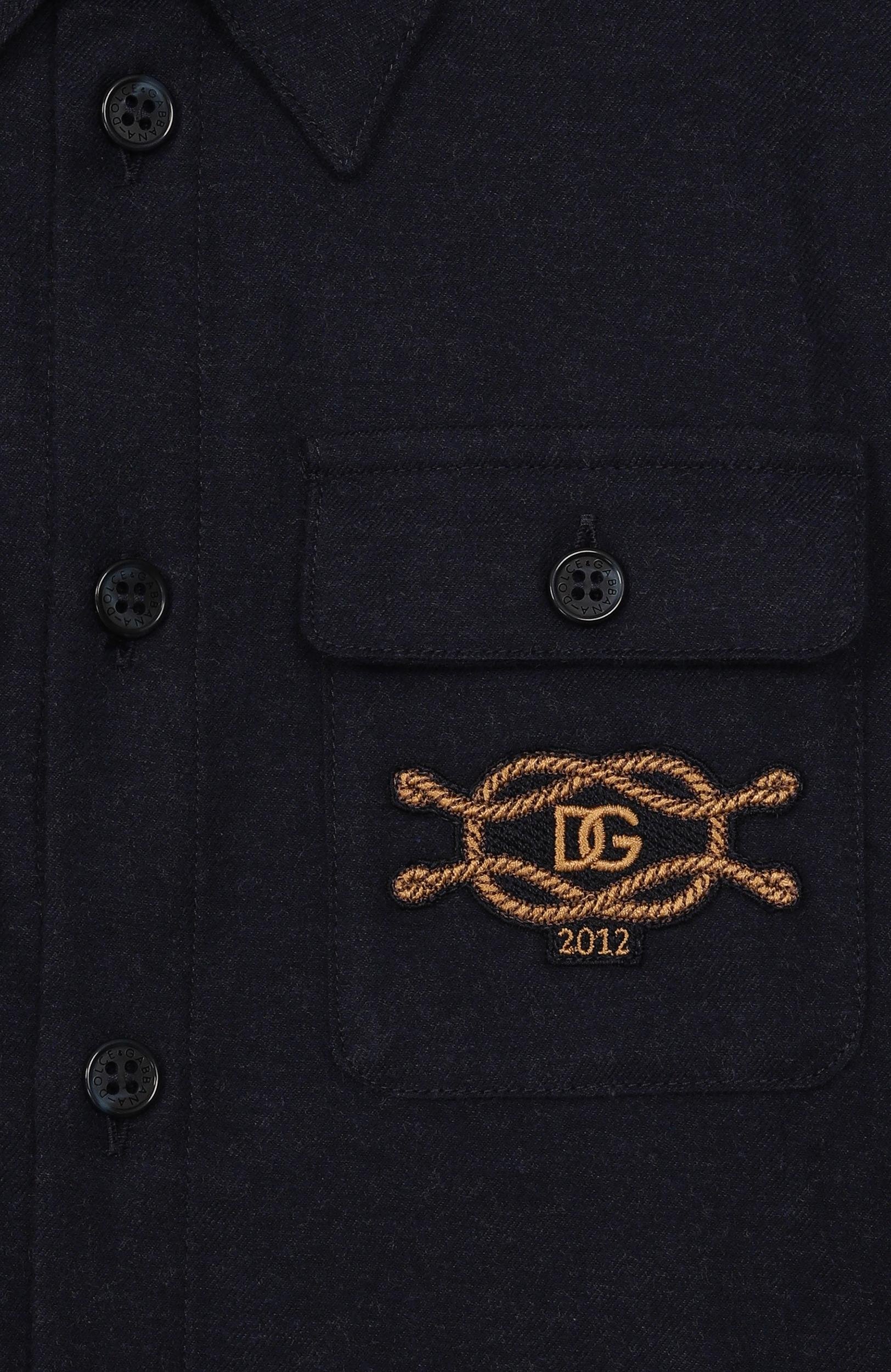Хлопковая рубашка DOLCE & GABBANA, арт. L45S12/FU5ZI_001, фото 3