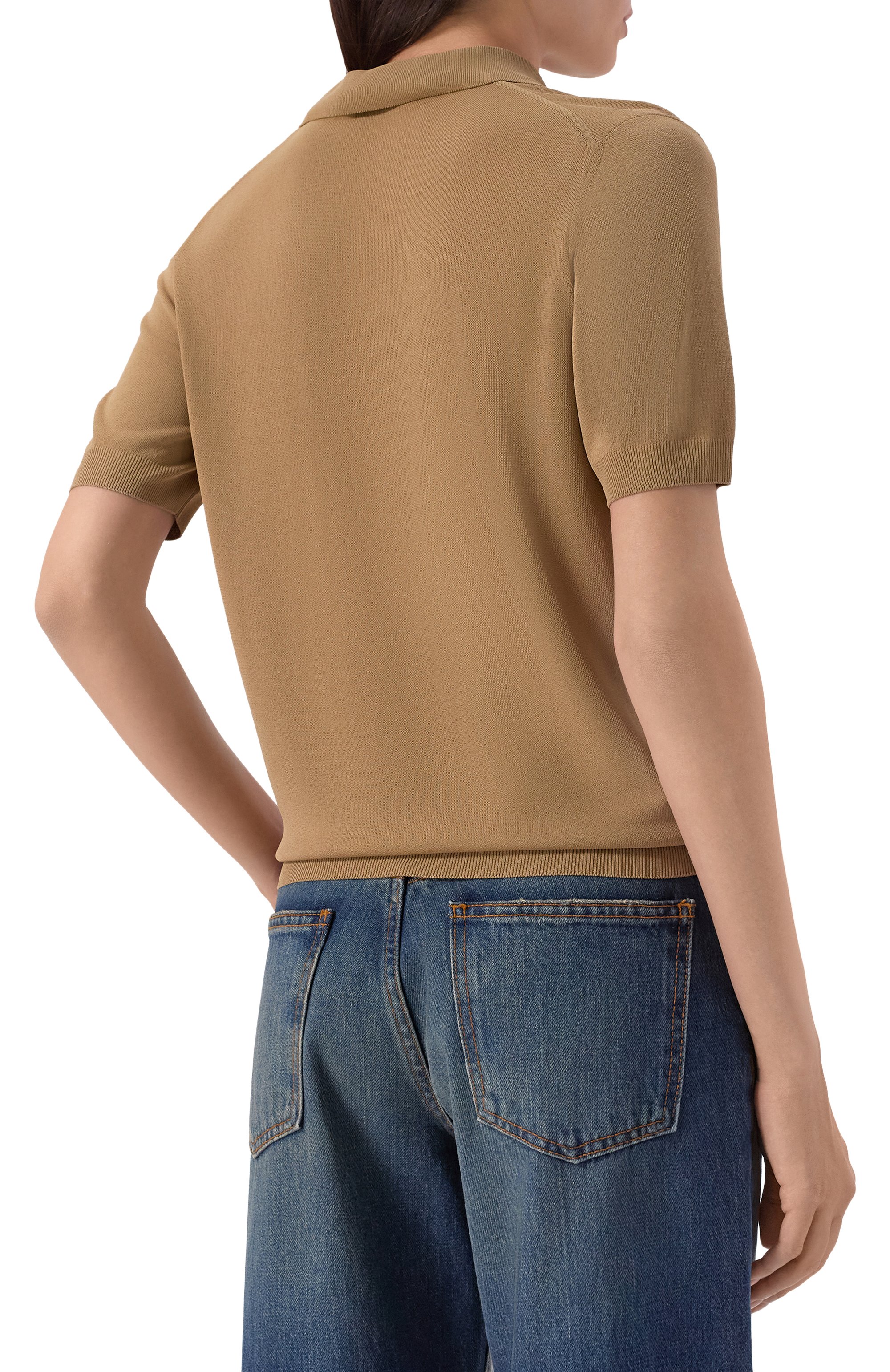 Поло из вискозы PETAR PETROV, арт. S26K2, фото 4