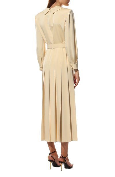 Платье из вискозы и шелка GUCCI, арт. 676263/Z8AWA, фото 4