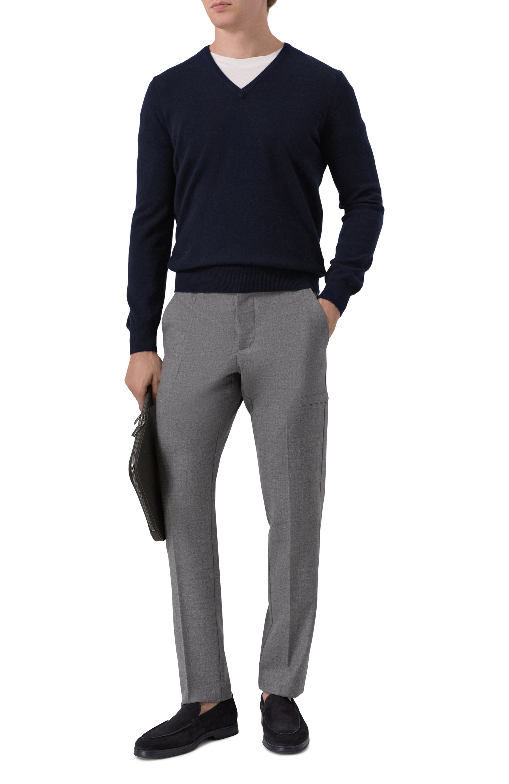 Замшевые лоферы DOUCAL'S, арт. DU3469JEREUF009B, фото 2