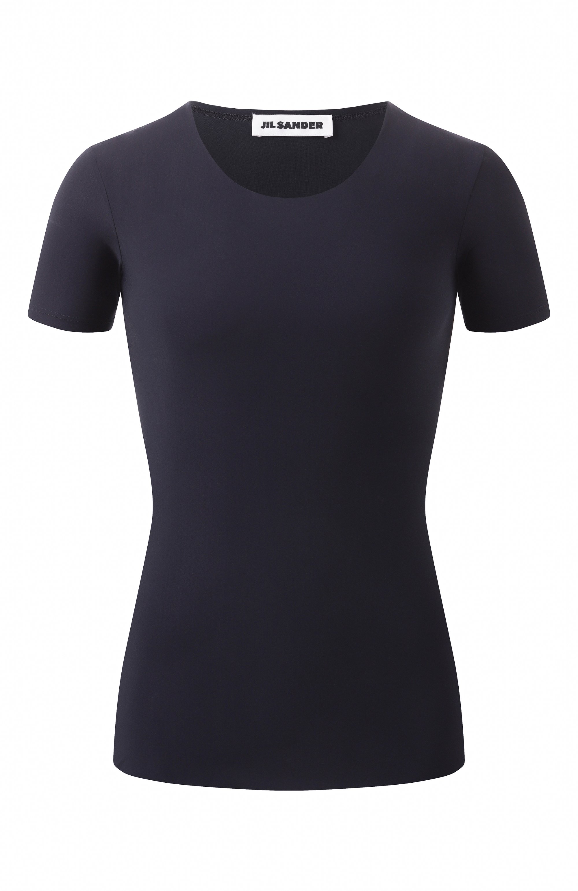 Футболка JIL SANDER черного цвета по цене 25500 руб., арт. J01GC0003/J70026, фото 1 Футболка JIL SANDER, арт. J01GC0003/J70026, фото 1