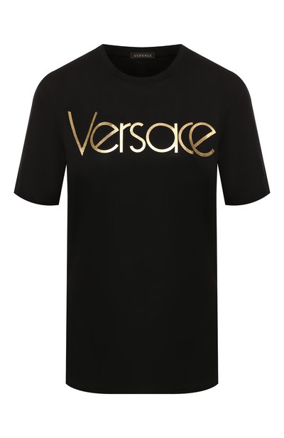 Женская хлопковая футболка VERSACE, арт. A83641/A201952