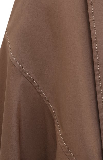 Хлопковая юбка ACNE STUDIOS коричневого цвета по цене 34750 руб., арт. AF0186, фото 5 Хлопковая юбка ACNE STUDIOS, арт. AF0186, фото 5