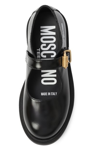 Кожаные туфли MOSCHINO, арт. 81943/VAR1/28-35, фото 4