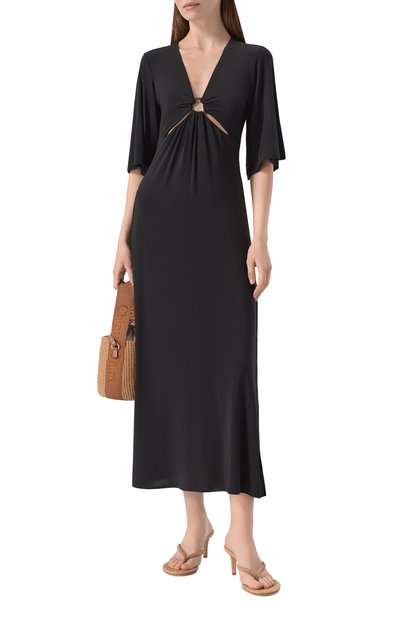 Платье из вискозы MAX MARA, арт. BCHRIGA 261662101, фото 2