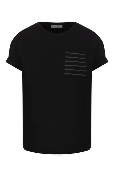 Женская хлопковая футболка BRUNELLO CUCINELLI, арт. M0045BP900