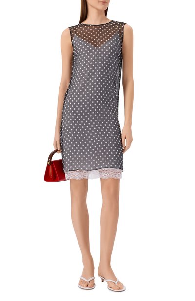 Женское платье из шелка и хлопка N21, арт. H131/5601