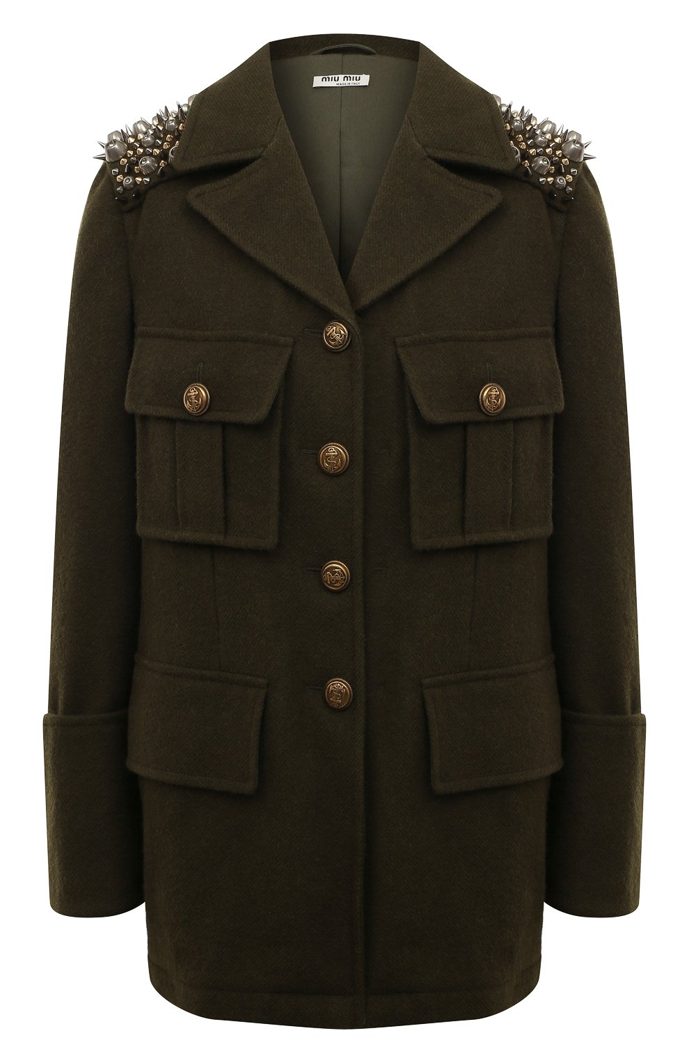 Шерстяной жакет MIU MIU, арт. MH1725-1ZQT-F0161, фото 1