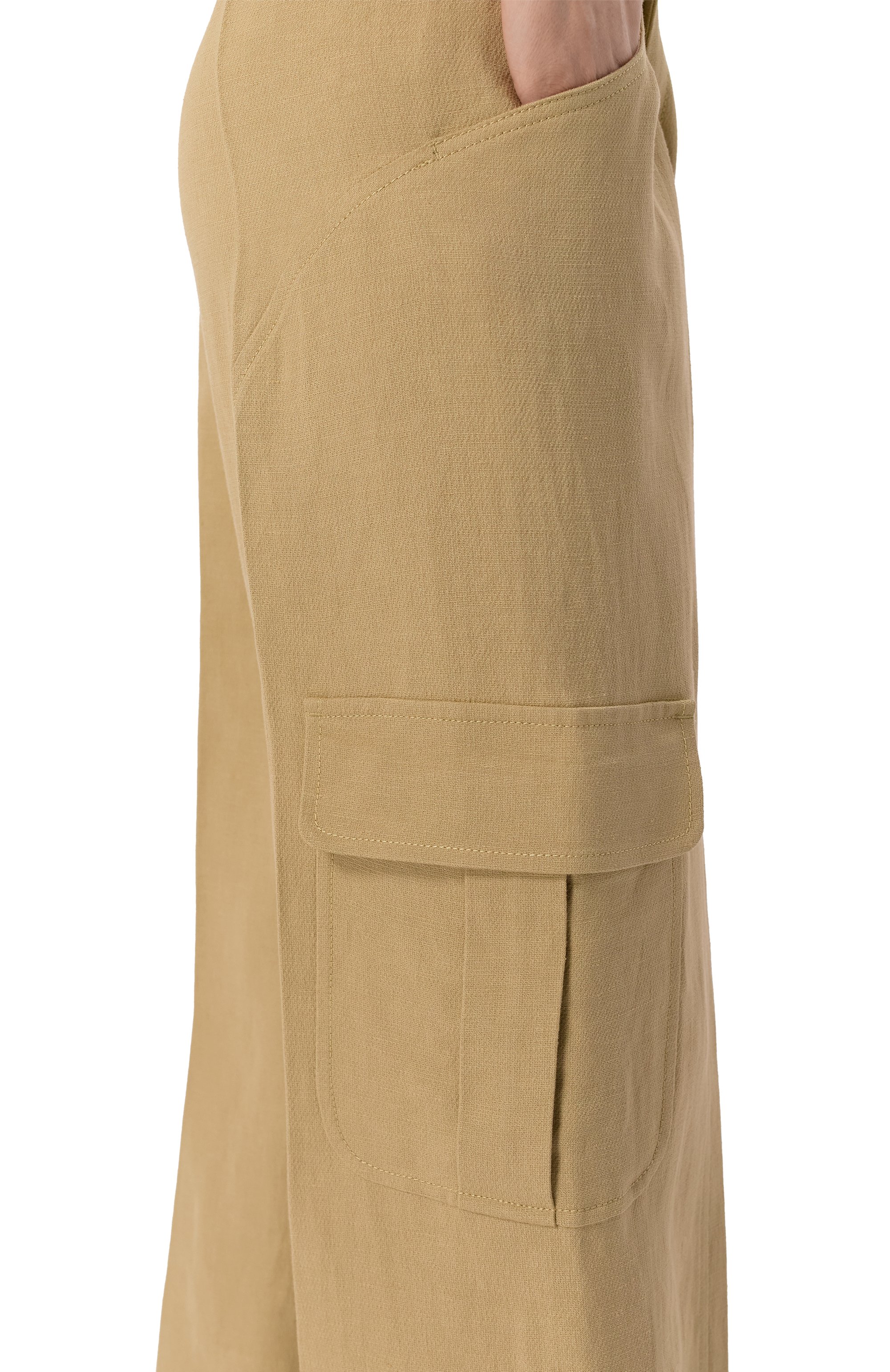 Брюки-карго изо льна и вискозы PETAR PETROV, арт. S26TP10, фото 5