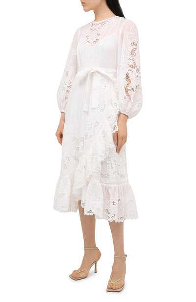 Хлопковое платье ZIMMERMANN, арт. 9879DLLU, фото 3