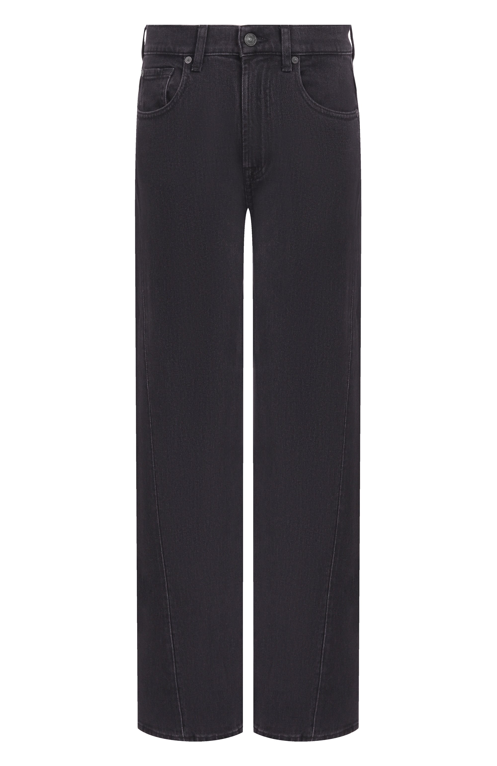 Джинсы 7 FOR ALL MANKIND черного цвета по цене 32950 руб., арт. 7UX50C31, фото 1 Джинсы 7 FOR ALL MANKIND, арт. 7UX50C31, фото 1