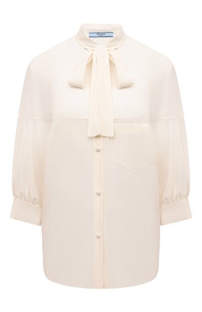 Шелковая блузка PRADA, арт. P495E-1H51-F0304-211, фото 1